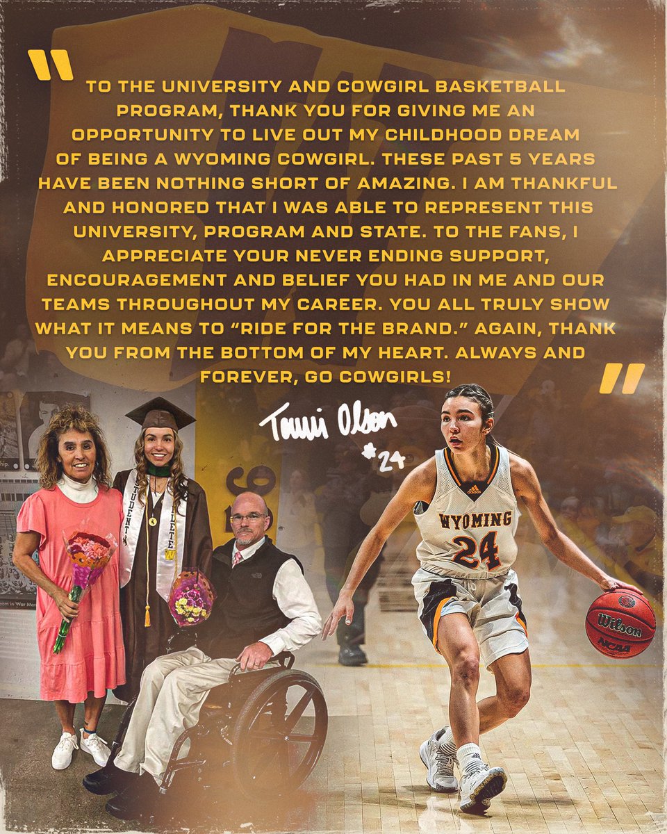 Thank you Tommi! 🤎💛

#OneWyoming
#OnceACowgirlForeverACowgirl