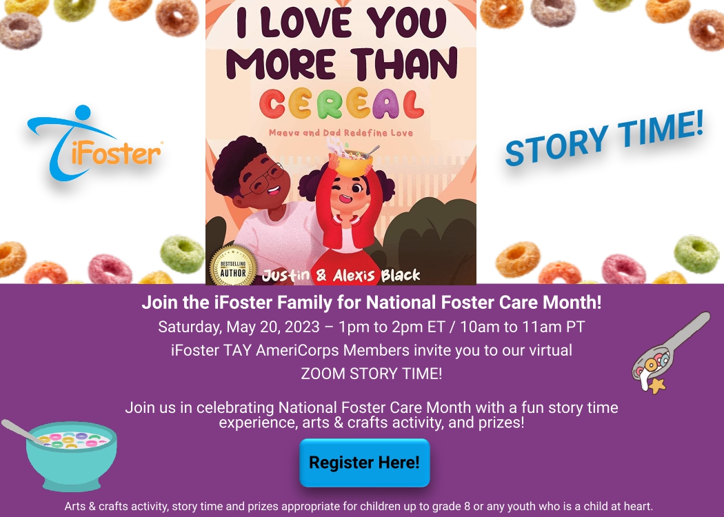 Join iFoster this Saturday for a Virtual Story time📚Register here: tfaforms.com/5061185