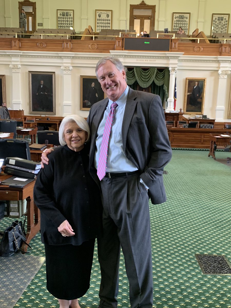 Isn’t this cute? <a href="/JudithZaffirini/">Judith Zaffirini</a> <a href="/travisfortexas/">Travis Clardy</a> #txlege