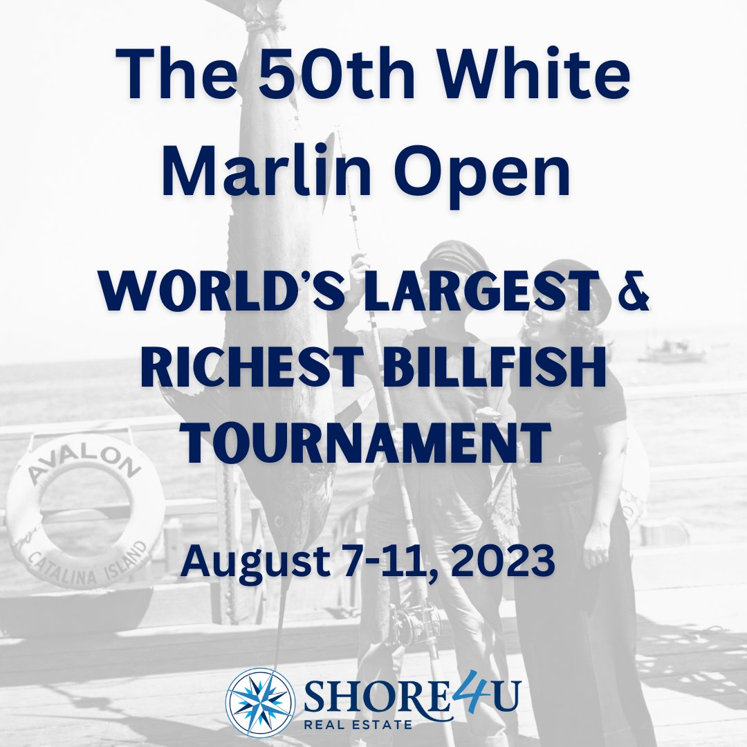 Have you made plans to be in town for the White Marlin Open? There is still time to buy/rent so you can be in town for the biggest and richest billfish tournament! 

If you're ready to buy and be in town for the WMO contact me today!
terry@shore4u.com
(410)723-1730
(443)880-0512