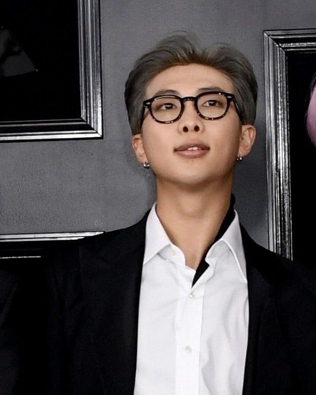 i could write poetry abt the way namjoon going to the grammys in glasses changed my life