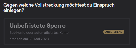Danke <a href="/TwitchDE/">Twitch DE</a> ? Ich als Affilate bin also ein Bot? Was ist das denn? Naja wenn sich jemand mein Profil ansieht, wird sehen das ich defenitiv KEIN Bot bin, dewegen wundert es mich das es überhaupt dazu gekommen ist 😅 Betet für mich