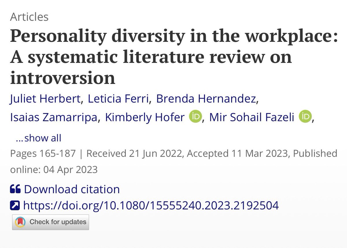 batoolsba's tweet photo. Reading this tonight because no matter how much people talk about diversity and inclusion, introversion is still viewed negatively everywhere. https://t.co/n7GFoKtPJT