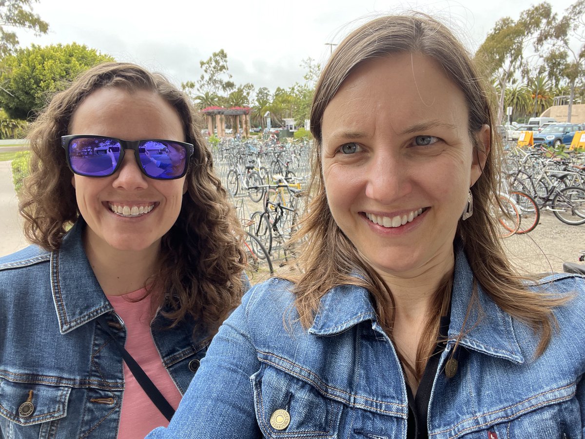 Women who like bike data like jean jackets!

After years of working together, it is great to meet ⁦<a href="/StravaMetro/">Strava Metro</a>⁩’s ⁦<a href="/HaynesBunn/">Haynes Bunn</a>⁩

Thanks for visiting ⁦<a href="/UCSBgeog/">UCSB Geography</a>⁩