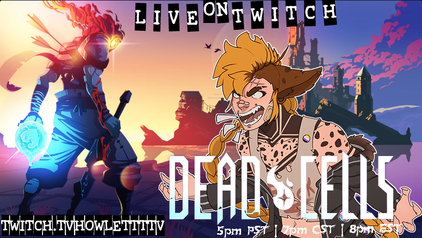 HowlettLIVE's tweet photo. Can't wait to get another taste of this game it was freaking awesome in the little bit I got to play it during the subathon. You stinkies ready for a proper dive into some Dead Cells?! 🤘💀🤘
#VtuberUprsing #Vtubers #Vtuber #VtuberEN https://t.co/czfXiy1eS5