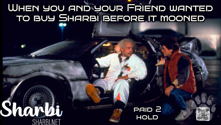 pattsen83's tweet photo. @unclenutcrypto @SharbiToken When its too late, it's too late unless you own a time machine but i don't think you have one... soo buy $Sharbi NOW BEFORE IT'S TOO LATE... https://t.co/H10KTbfVo4