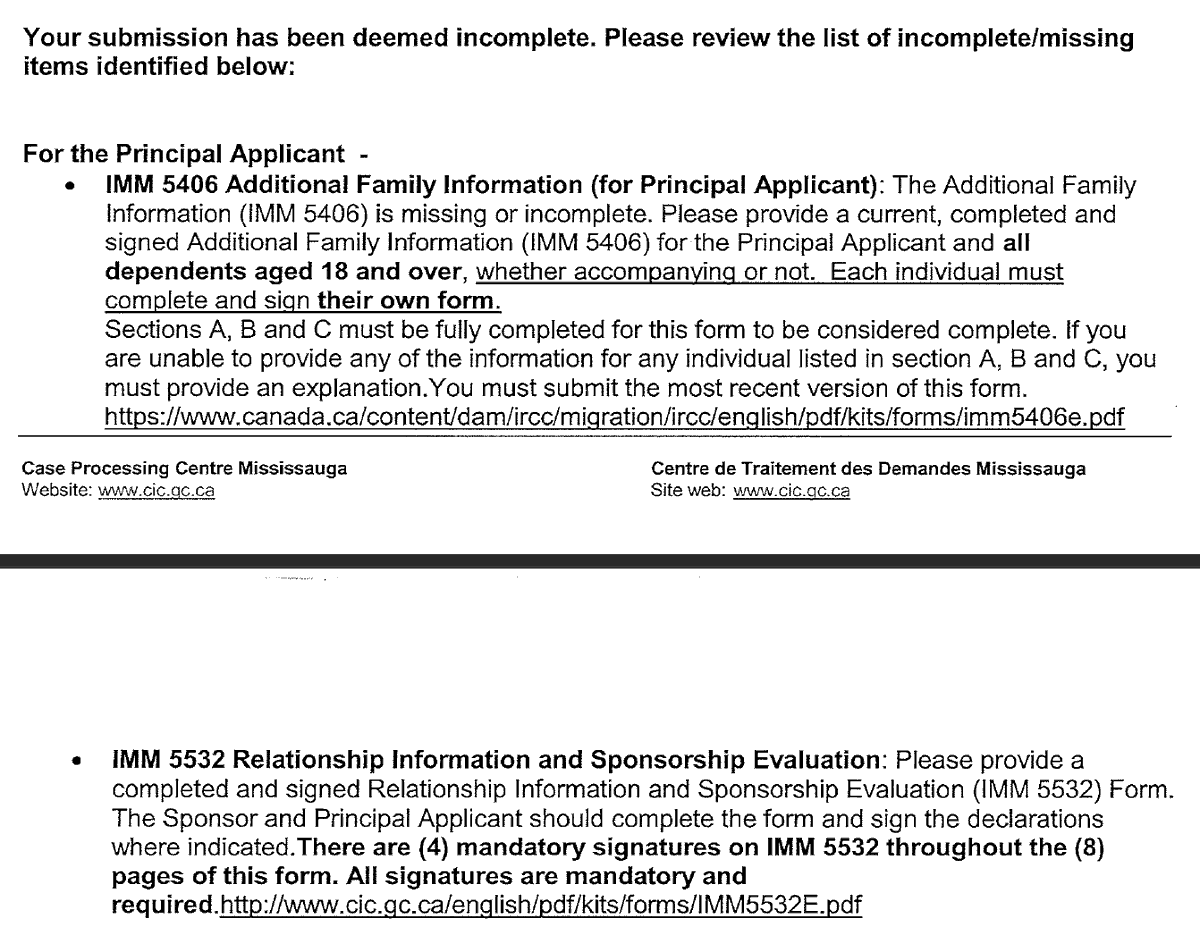 hellomimi's tweet image. PSA: A quick reminder that signatures are required on the #sponsorship form #IMM5532.  Your application will be returned if you fail to do so.  Ask if you don't know how (shown: recent R10 letter shared by a colleague).