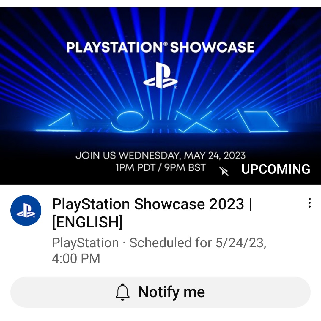 PlayStation Showcase officially scheduled for May 24