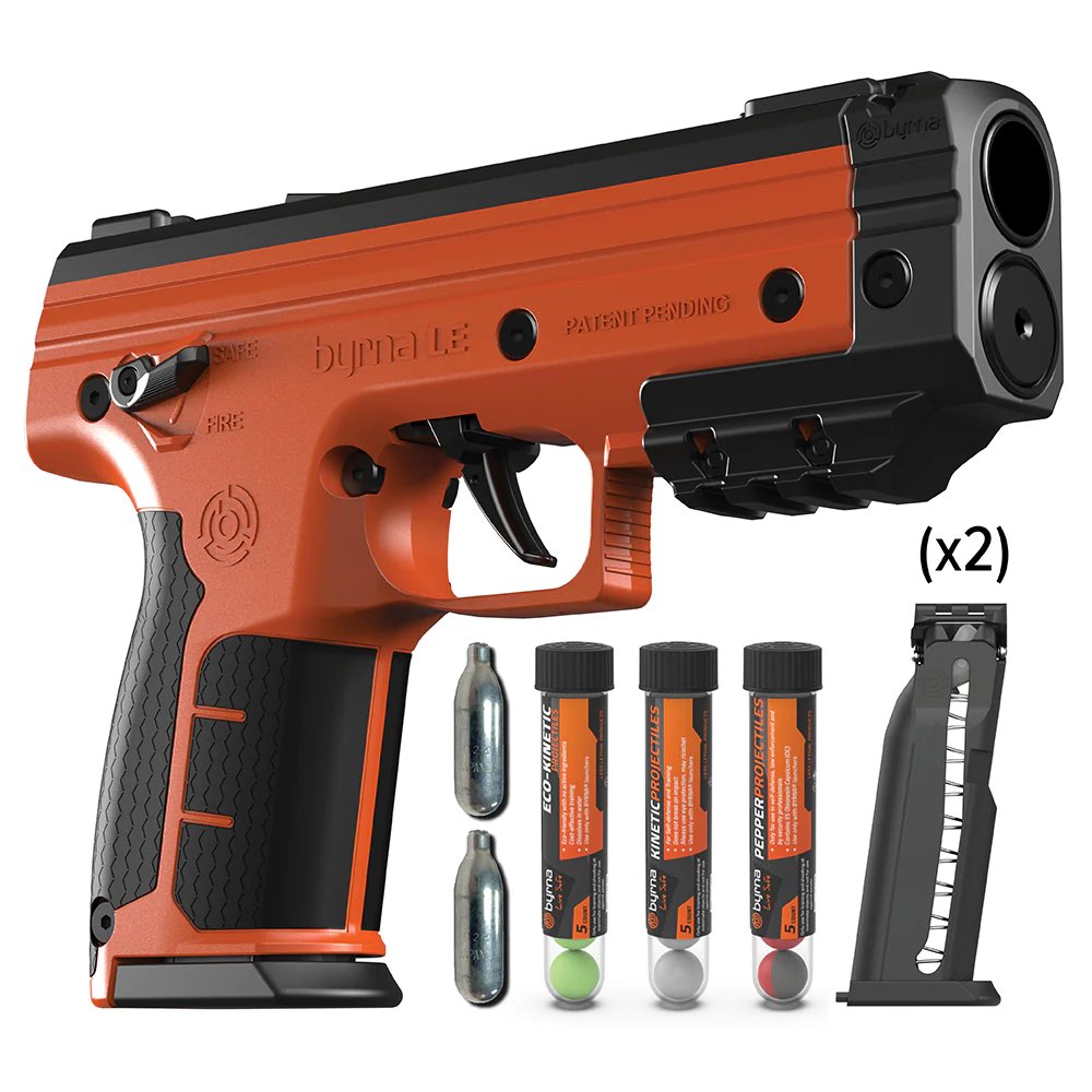 Gunstore's tweet photo. ONLY ONE LEFT! Hurry in!
.
Included Byrna SD Launcher, two 5-Round Magazines, two Byrna 8-Gram CO2 Cartridges, one 5-Round Tube of Byrna Pepper Projectiles, One 5-Round Tube of Byrna Kinetic Projectiles, one 5-Round Tube of Byrna Eco-Kinetic Projectiles
.
#thegunstore #byrna https://t.co/MFnYLPzD2f