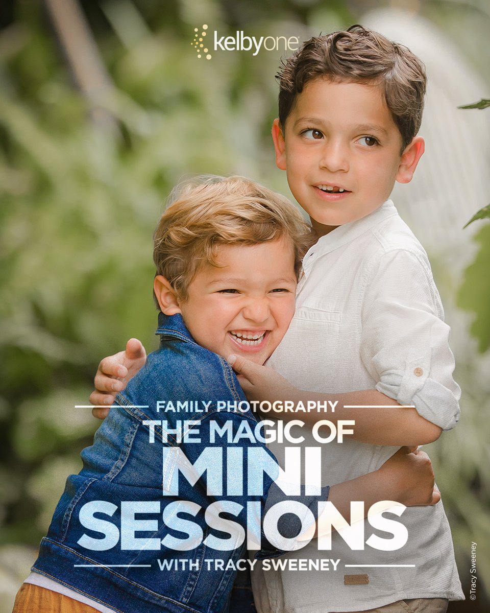 KelbyOne's tweet photo. Unlock the secrets to highly profitable and fully booked mini sessions with Tracy Sweeney! Learn how to capture stunning family portraits efficiently and confidently, and discover strategies for maximizing your earnings. #familyphotography #minisessions https://t.co/bVHOfLc6JB https://t.co/gP9bvqT81C