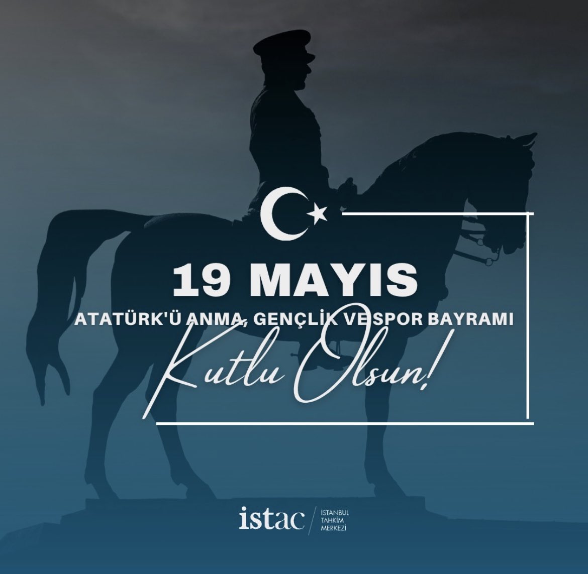 ISTAC_Istanbul's tweet photo. Atatürk’ü Anma, Gençlik ve Spor Bayramı Kutlu Olsun! 🇹🇷 https://t.co/O6JwW0Xm6I