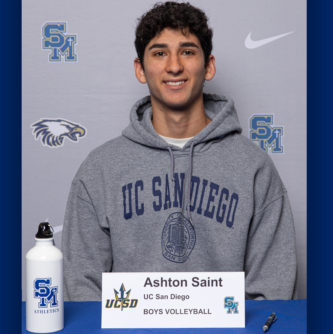 SMCHSEagles's tweet photo. Congratulations to Ashton Saint '23 on committing to @UCSanDiego 🏐 https://t.co/S6SaH3ZiuB