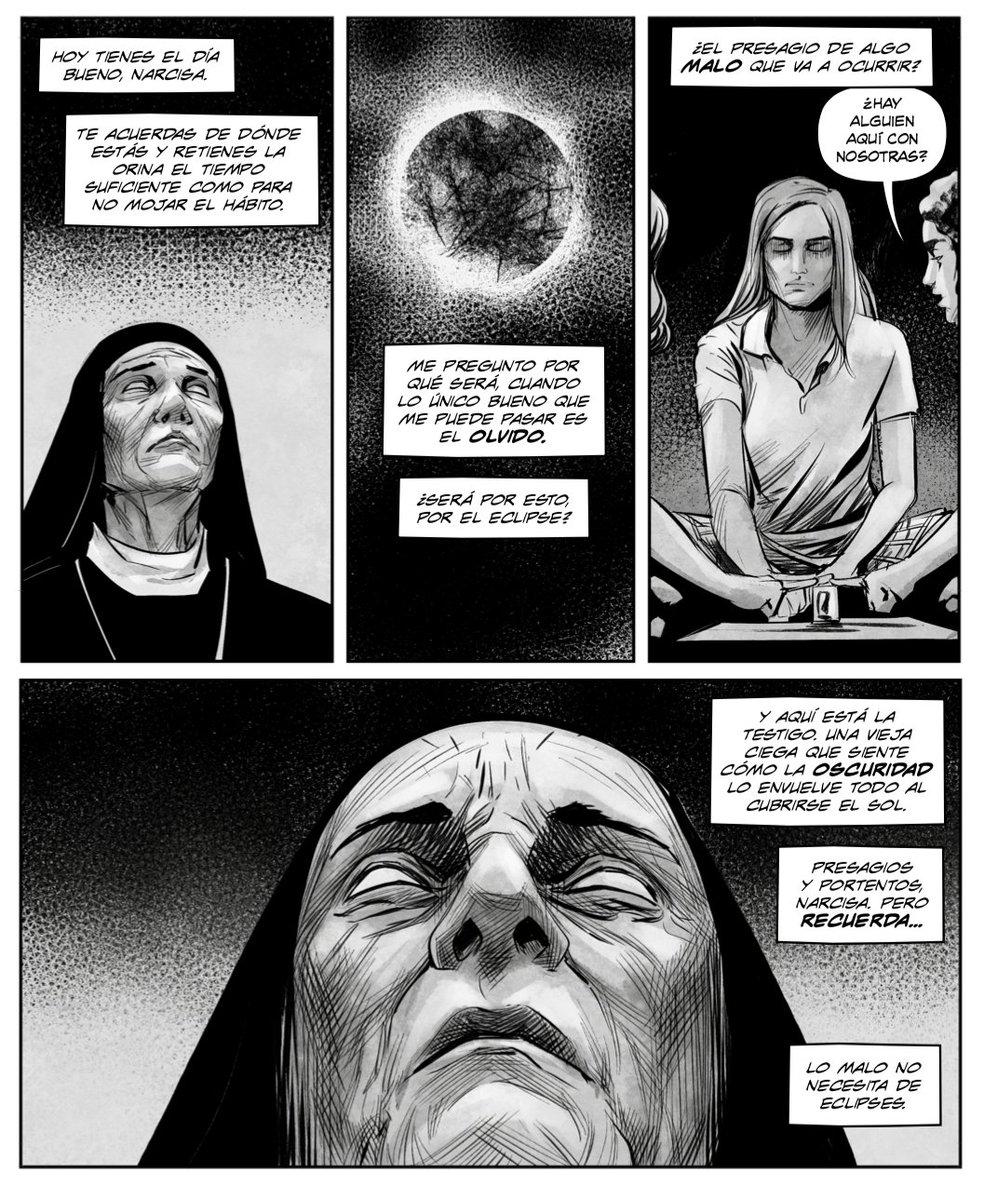 En la edición de VERÓNICA (2017) de Fnac se incluyó un minicómic sobre la HERMANA MUERTE, escrito por <a href="/ElTorres72/">El Torres</a> y dibujado por <a href="/77Juanfra/">JuanFra</a>, que ahondaba en la historia de la monja con poderes, con algunas de las ideas que aparecen en la película