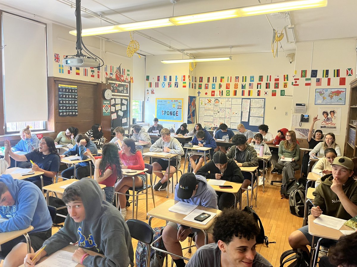 Ryan Davis (@mrdavis154) on Twitter photo Packed House in Room 210 for Regents Review Session #1. Students in U.S. History are working hard to prepare themselves for the Regents on June 1st. #lovethegrind
<a href="/johnfalino1/">Dr. John Falino</a> <a href="/JGevargisMizi/">Dr. Juliet Gevargis-Mizimakoski (Dr. GM)</a> <a href="/sarah_grosso2/">Sarah Grosso</a> Packed House in Room 210 for Regents Review Session #1. Students in U.S. History are working hard to prepare themselves for the Regents on June 1st. #lovethegrind
<a href="/johnfalino1/">Dr. John Falino</a> <a href="/JGevargisMizi/">Dr. Juliet Gevargis-Mizimakoski (Dr. GM)</a> <a href="/sarah_grosso2/">Sarah Grosso</a>