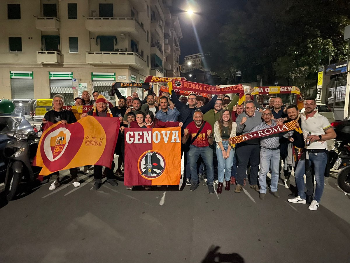 Embè 💛♥️ #asr #asroma #uel #genova #BayerLeverkusenroma