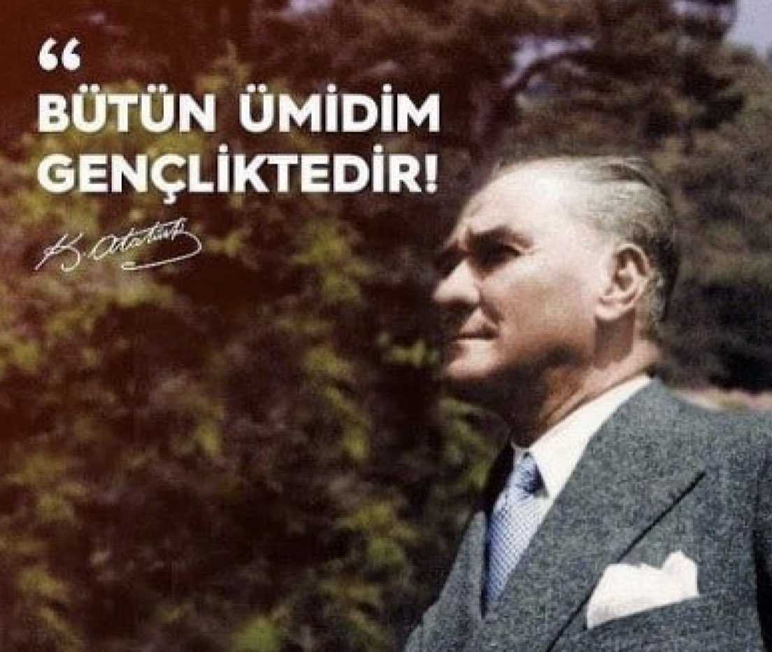 Ey Türk Gençliği vazifelerini unutma ..
Vazife vatandır..
Ne mutlu Türküm diyene 🇹🇷🇹🇷🇹🇷

#19mayıs
#AtatürküAnmaGençlikveSporBayramı
