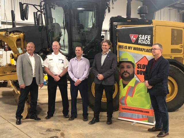 SAFEWorkMB's tweet photo. The SAFE Roads spring campaign for 2023 also launched in Brandon this afternoon!

Thanks to @CSAM_Manitoba, @BrandonPolice, @jj_jjshaw of SAFE Work Manitoba, Jeff Fawcett, Mayor of @CityBrandon, and @ManitobaHeavy / @WORKSAFELYMHCA for attending the event! https://t.co/0hJXF7Jx8O
