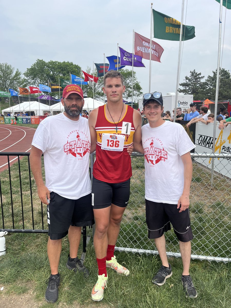 Devon Carel finishes his career as a Jeff as a State Medalist!! What an amazing career this young man has had! We are so proud of you DC!!!! #StateMedalist #JeffLegend