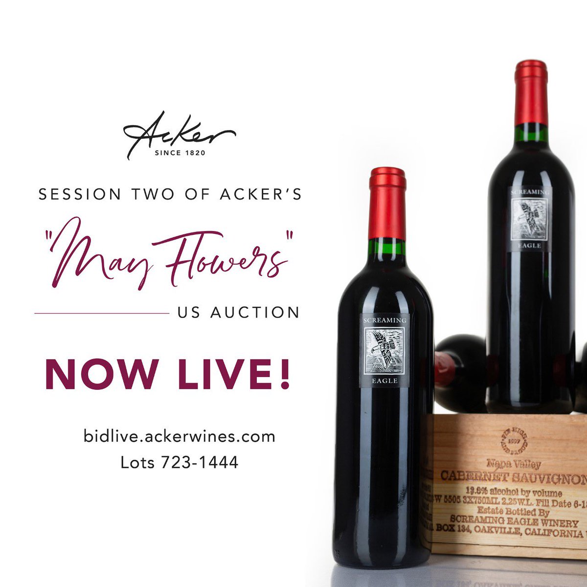 Day Two of our “May Flowers” auction is NOW LIVE! bit.ly/MayFlowers23