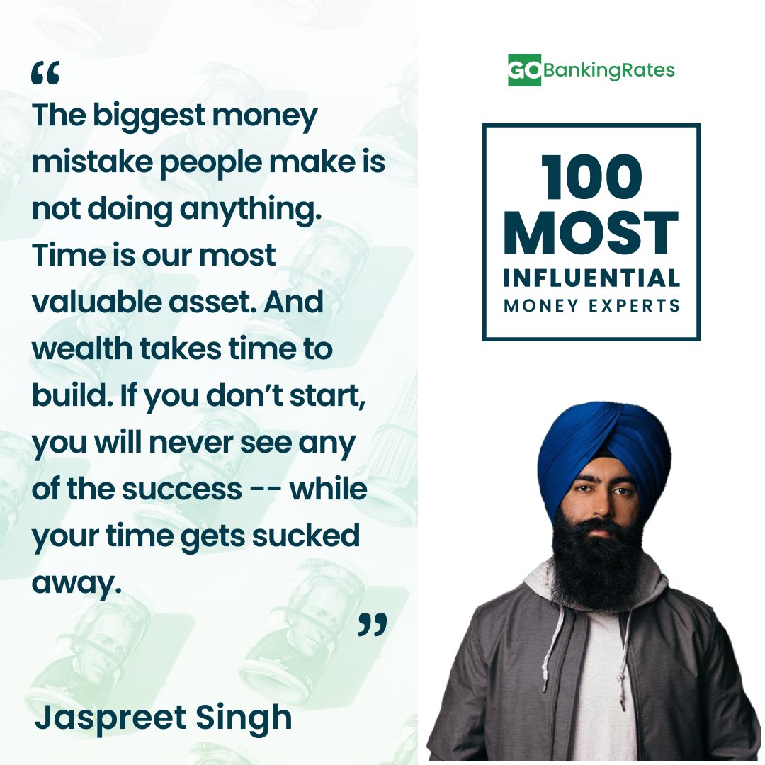 GOBankingRates's tweet photo. Is Jaspreet Singh @MinorityM1ndset your favorite financial influencer? Then give him a vote!! And check out the rest of our #top100moneyexperts as well. https://t.co/Dlsy5dFGtN
#minoritymindset https://t.co/Em6901Nq2t