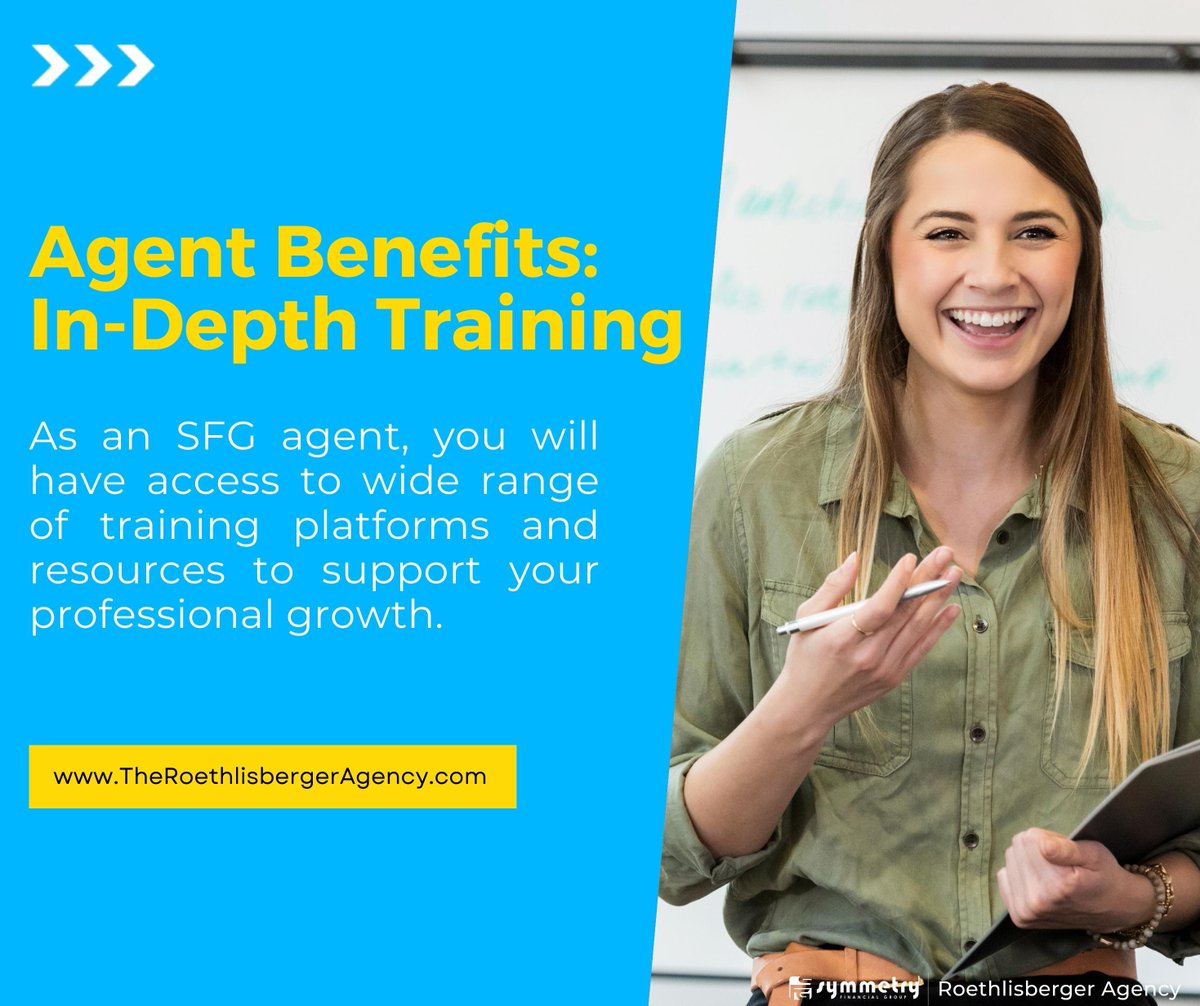 Texas_Symmetry's tweet photo. Discover how Symmetry supports you throughout your journey as a life insurance agent.
Visit https://t.co/rr2BjobyMh to explore our extensive training resources and elevate your career as a life insurance agent today!
#sfglife #Training #InsuranceAgents #InsurTech #RemoteWork https://t.co/epf6iLO7bT