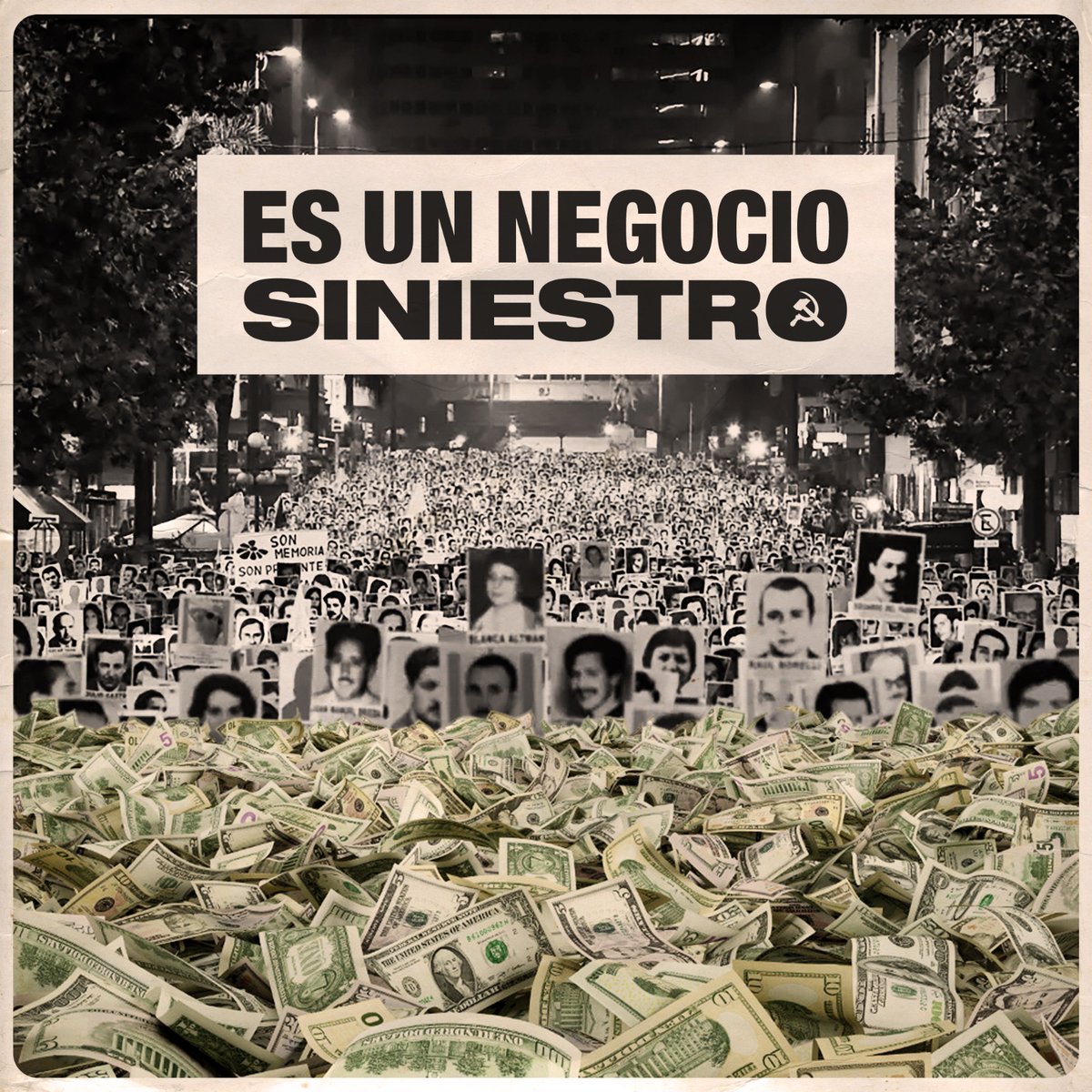 Nosotros no somos familiares de terroristas!

No marchamos por pasado!

No me representa este pasado terrorista!