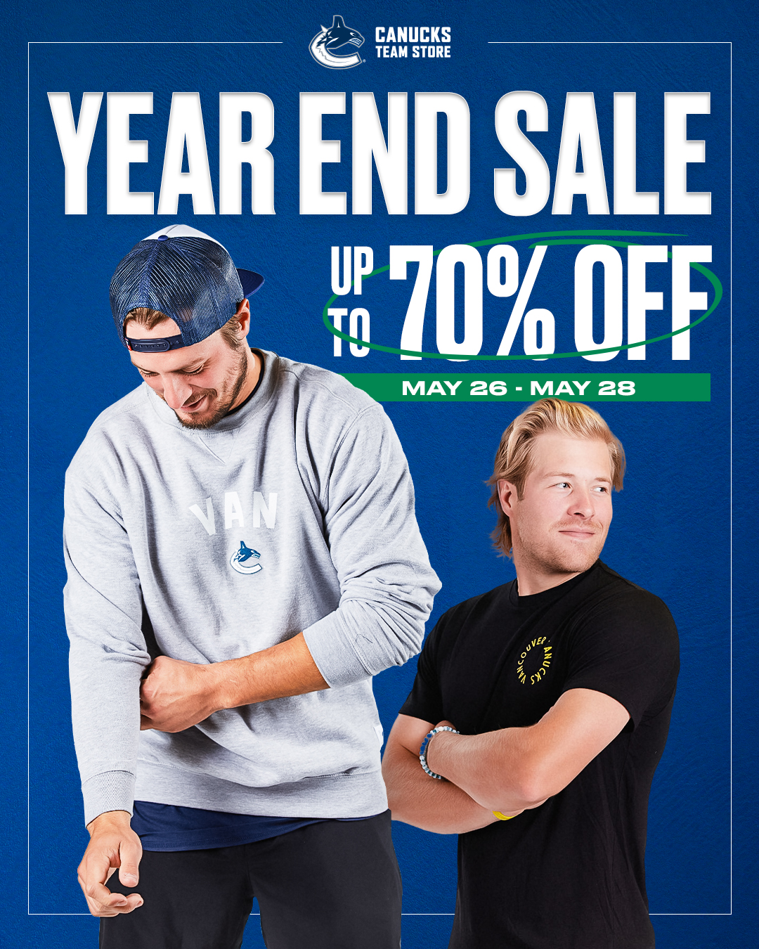 Vancouver Canucks on X: Our Year End Warehouse Sale is back and