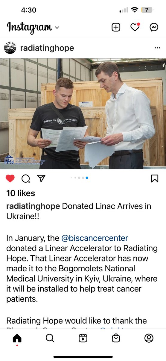 DigiaimoRon's tweet photo. Great work being done by #radiatinghope.org in Ukraine 🇺🇦 and around the world 🌍 to those that can’t afford cancer care!!!! Please check it out and help if you can! https://t.co/qEDRBPgR7g
