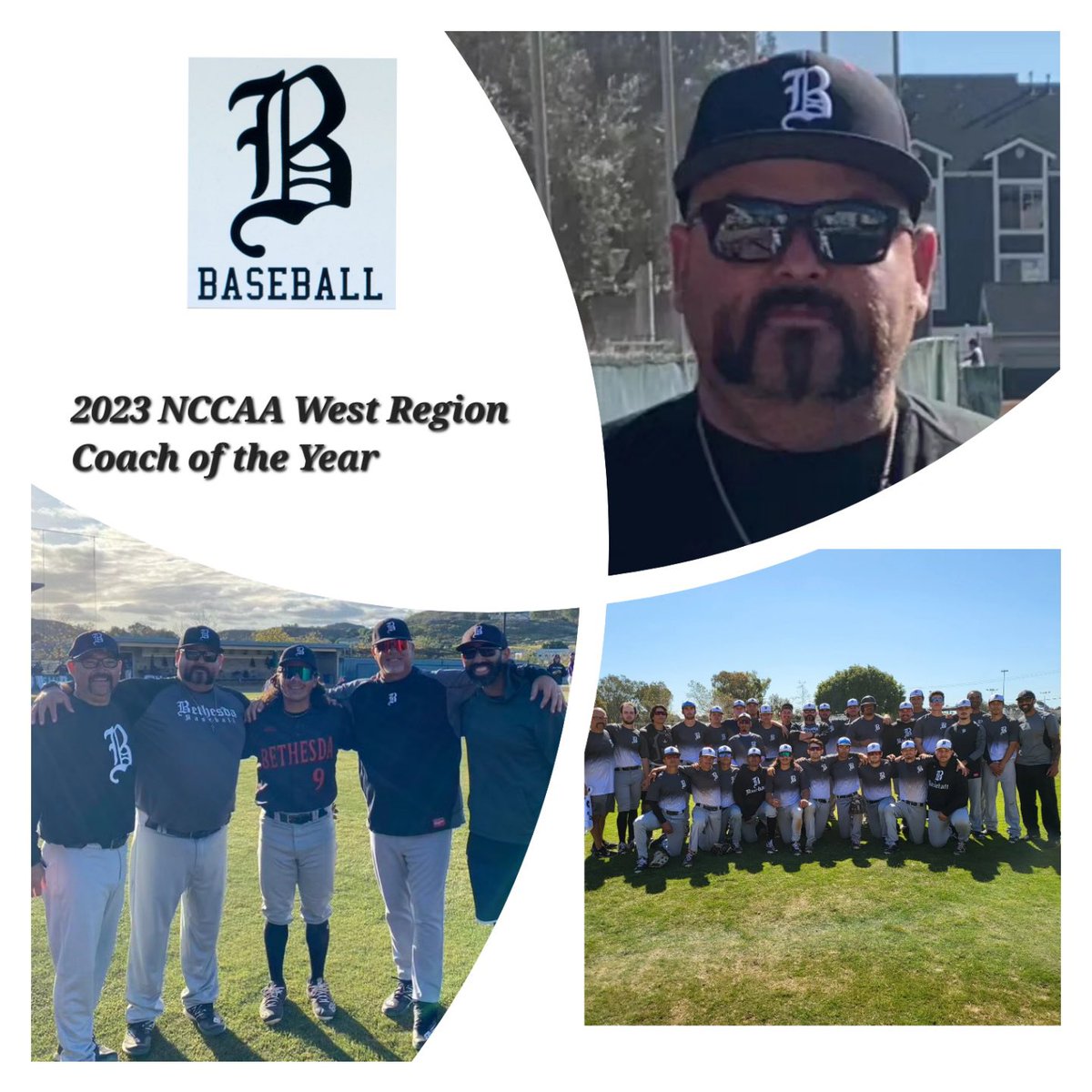 BethesdaBB's tweet photo. Congratulations to Head Coach Marcos Bugarin for being named the NCCAA West Region Coach of the Year! https://t.co/4dx84SqpoH