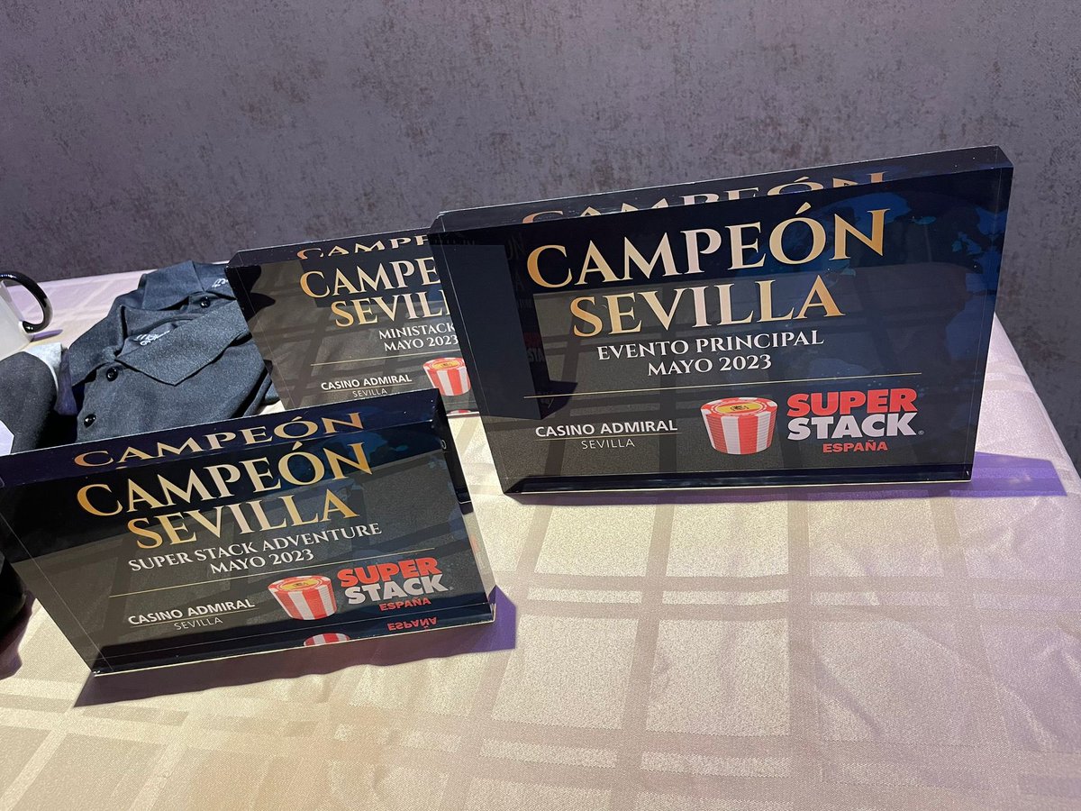 Super Stack® España (@superstackesp) on Twitter photo SUPER STACK® ESPAÑA (Sevilla) <a href="/CasinoAdmiralSV/">Casino Admiral Sevilla</a>
(18-21 de Mayo)
*Día 1A esta noche*😎
Ya 52 jugadores y casi 8.500 € de bote!
Registro tardío/reentry Día 1A ilimitado.
Buy-in: 180 € + 20 € 50.000 puntos, niveles de 40 minutos
Bonus Chip 10.000 Puntos: 20 €
SUPER STACK® SUPER STACK® ESPAÑA (Sevilla) <a href="/CasinoAdmiralSV/">Casino Admiral Sevilla</a>
(18-21 de Mayo)
*Día 1A esta noche*😎
Ya 52 jugadores y casi 8.500 € de bote!
Registro tardío/reentry Día 1A ilimitado.
Buy-in: 180 € + 20 € 50.000 puntos, niveles de 40 minutos
Bonus Chip 10.000 Puntos: 20 €
SUPER STACK®