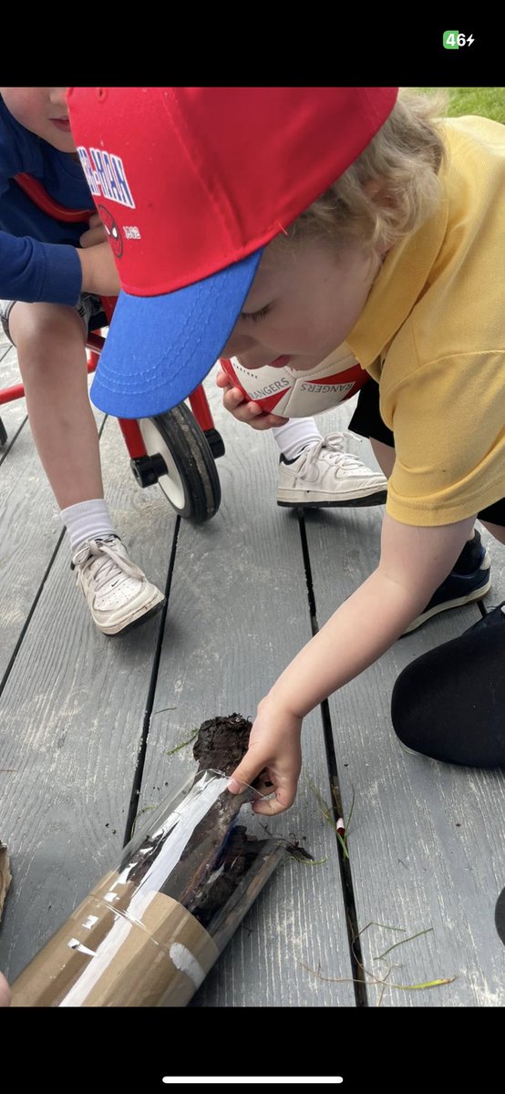 DalmellingtonPS's tweet photo. #CatchingCarbon 
Our ECC pupils have been planting seeds as part of their Climate Change activities this week. @eacearlyyears @eaclost #ClimateAction https://t.co/c89eyiWELJ