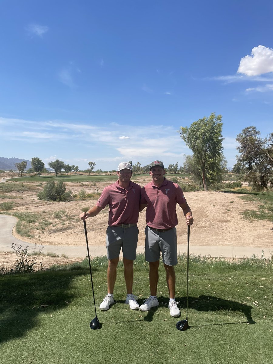 TroyTrojansMG's tweet photo. One last shootout in desert for these two gunslingers! #SharpenTheSword https://t.co/cciGKvfqde