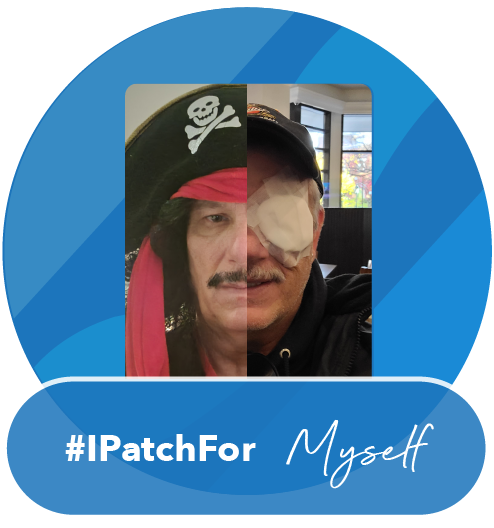 saveyourskinfdn's tweet photo. Today is #IPatchForDay, a day created by @OcuMelUK to raise awareness of ocular melanoma by encouraging people to have regular eye tests.  Make a commitment to booking an eye exam this month! #ipatchfor #ocularmelanoma #OcumelCanada https://t.co/fGxSi8zFz7