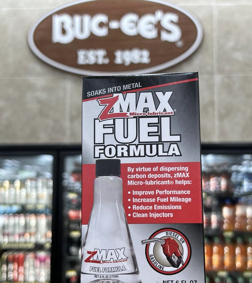 Make sure when you’re @bucees that you pick @zmaxformula your car will thank you! #zmaxmicrolubricant #bucees #getyourstoday #wevegotyoucovered