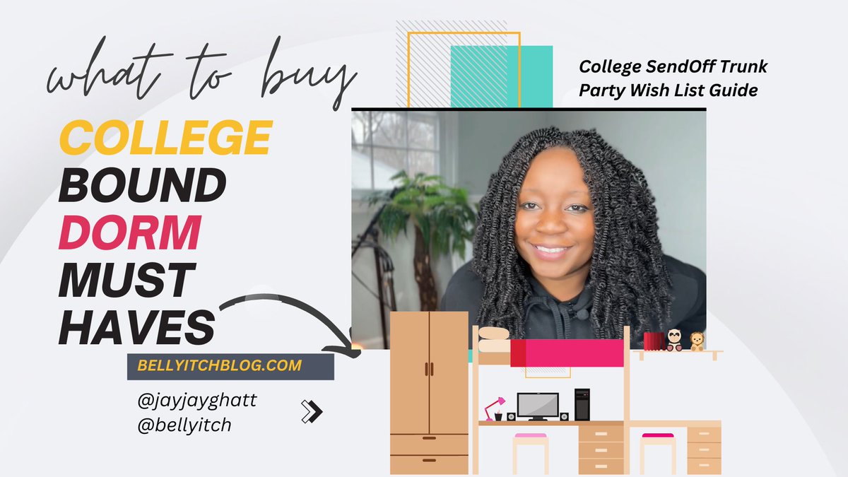 Find out what you need to purchase or add to your #CollegeBound #Dorm #Trunk •party must have wish list when @JayJayGhatt goes LIVE on Amazon LIVE today at 6pm ET

Save money and avoid buying things your college kid won’t ever use!

#collegedorm 

amazon.com/live/broadcast…