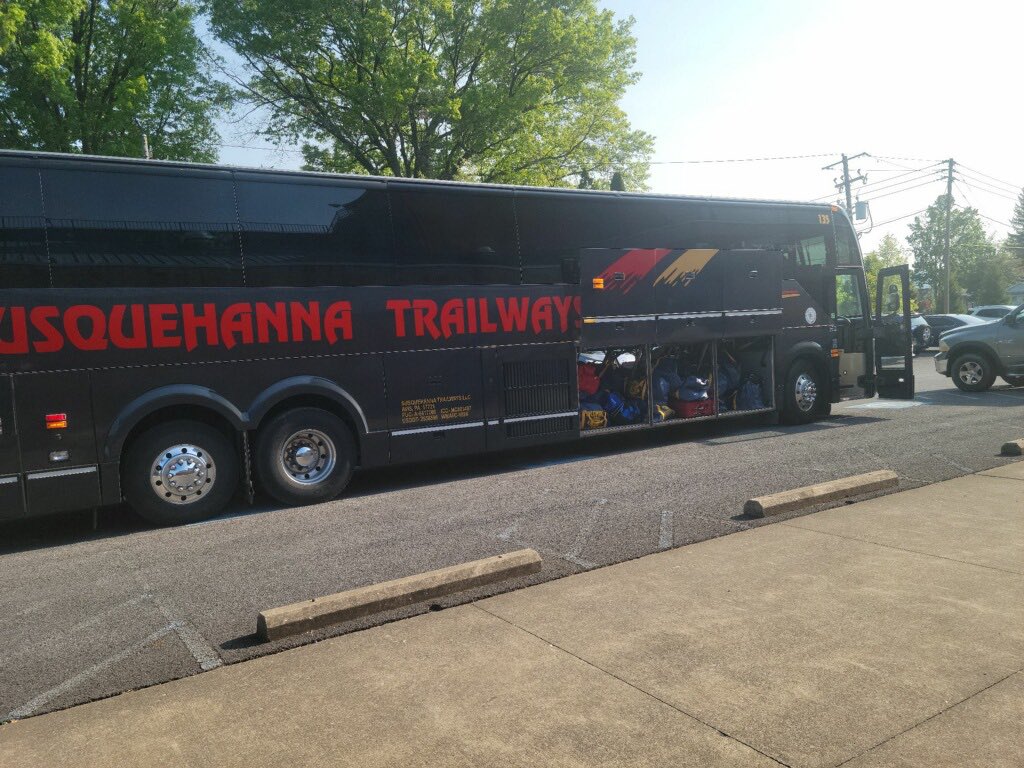 Loading up! Ready to hit the road! Canada, here we come!