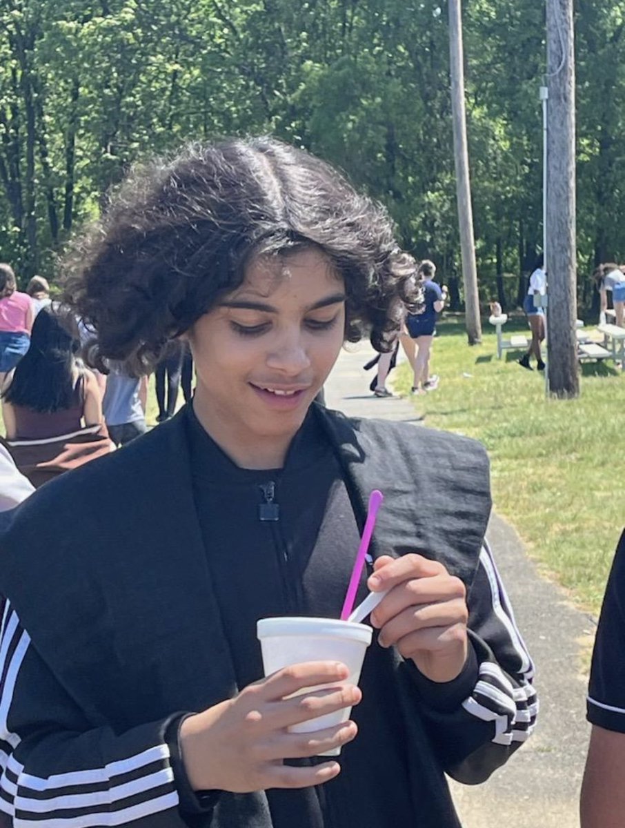 The <a href="/MAMSHighlights/">MAMS</a> 8th grade enjoying some ice cream following their walk-a-thin in support or the <a href="/MARSDNJ/">Matawan-Aberdeen</a> Relay For Life. <a href="/PrincipalMCW/">Michael C. Wells</a>