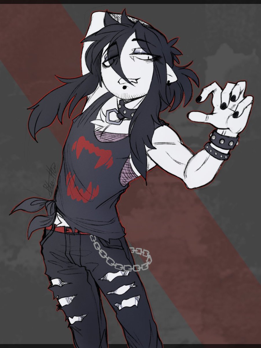 _Blastic_Heart_'s tweet image. Would You Love A Monsterman❤️ 
#Br0kenColors #originalcharacter #digitalart #maleyandere