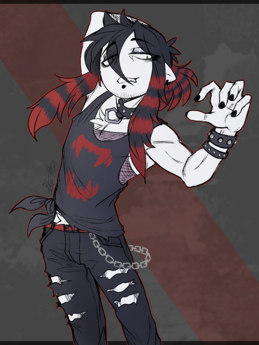 _Blastic_Heart_'s tweet image. Would You Love A Monsterman❤️ 
#Br0kenColors #originalcharacter #digitalart #maleyandere