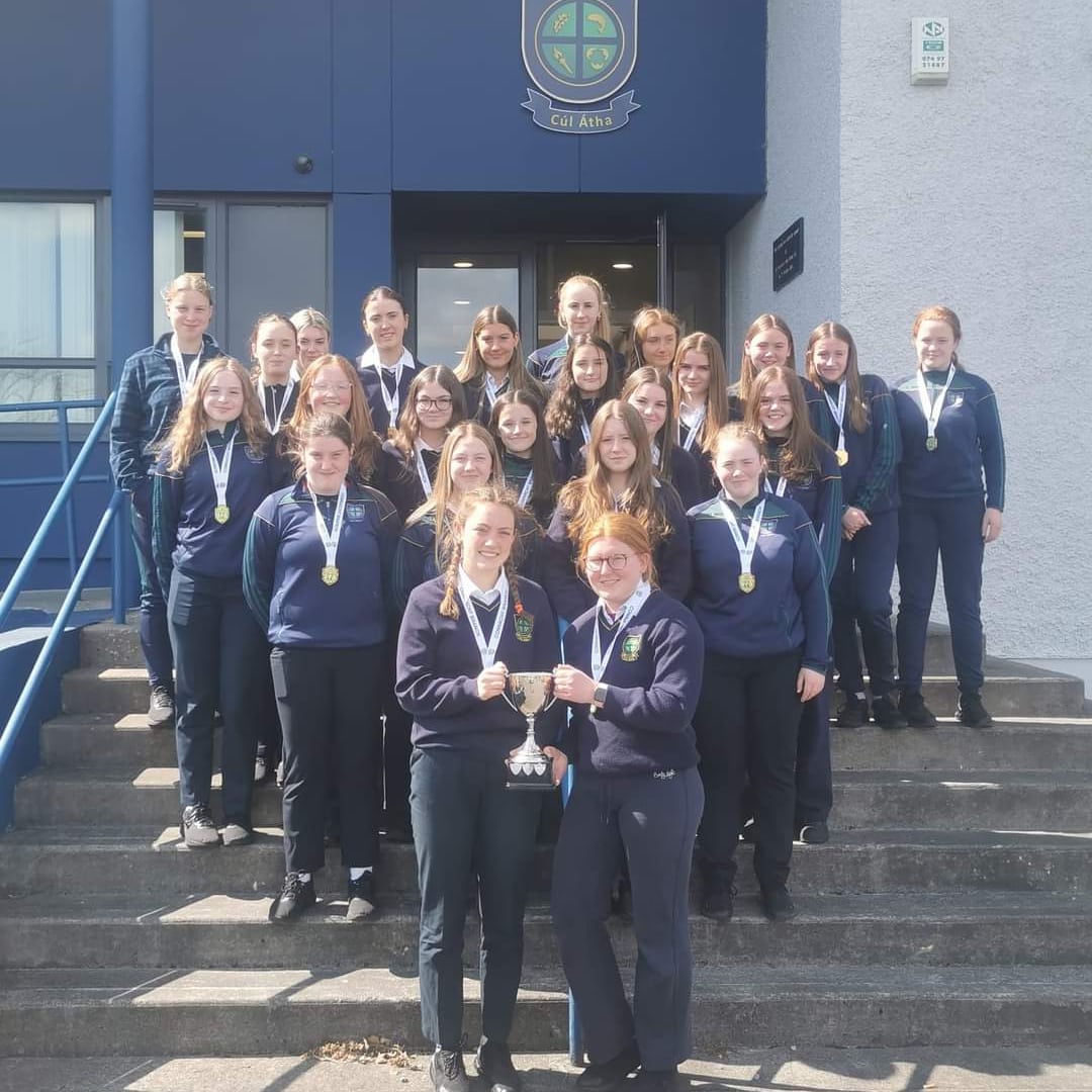 This very talented group finally got their hands on the Connacht U17 cup this week and were presented with their winning medals.All bar one  are under age next year and hopefully  they can build on this year's performances and go even further in the year ahead. 🔵🟢🙌🏆🏅⚽️