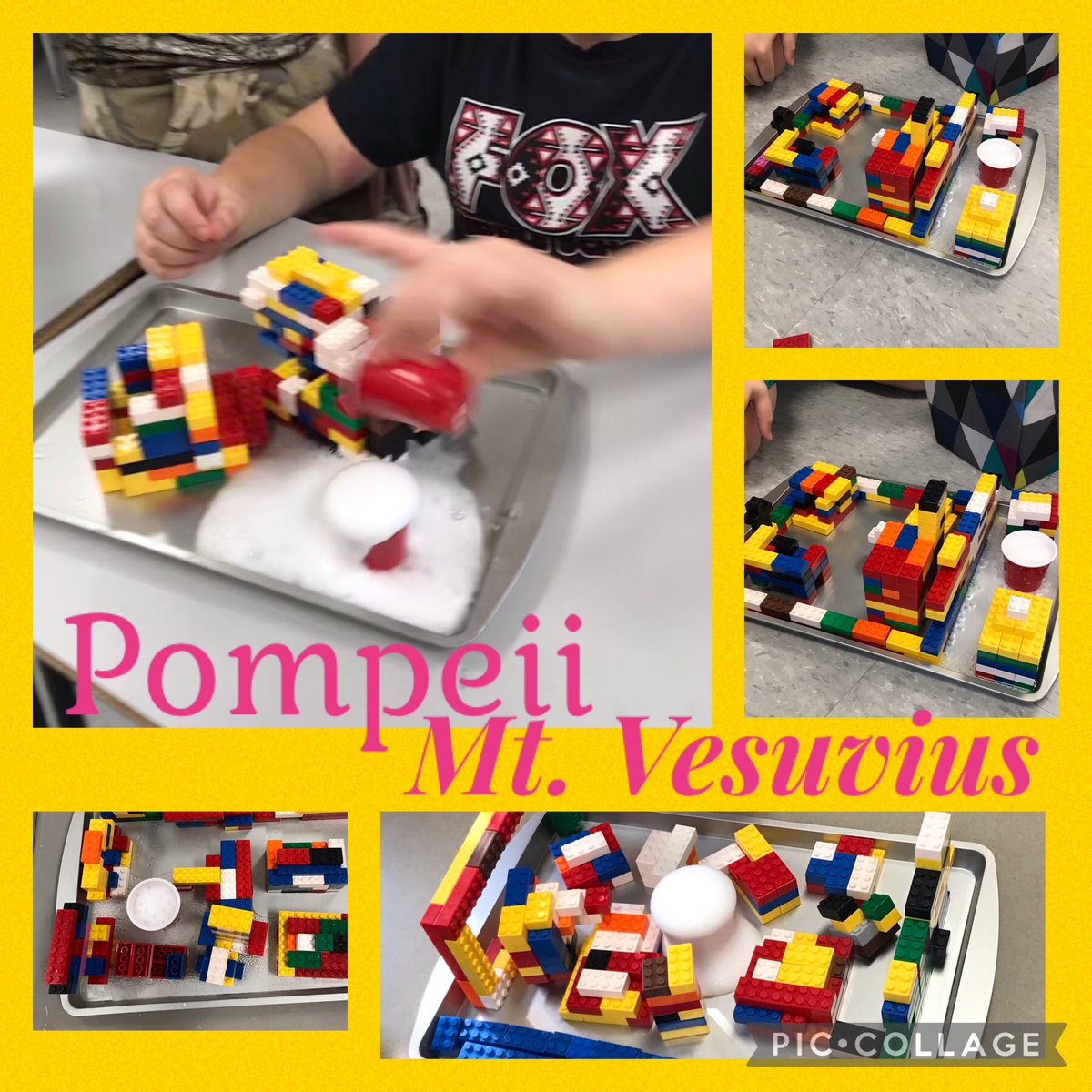 Lego Pompeii simulation was full of creativity and a fun way to incorporate history and science. <a href="/HannahWilke7/">Miss Wilke’s World</a> thank you for the awesome idea! <a href="/FoxMiddleSchool/">Fox Middle School</a>