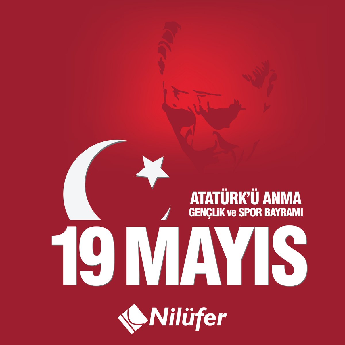 19 Mayıs, Türk Milleti’nin bağımsızlık ve özgürlük umutlarının inanca dönüştüğü, kurtuluş ateşinin yakıldığı ve aydınlık bir geleceğe olan inancın kuvvetlendiği günün adıdır. 19 Mayıs Atatürk’ü Anma Gençlik ve Spor Bayramınız kutlu olsun. #19mayıs