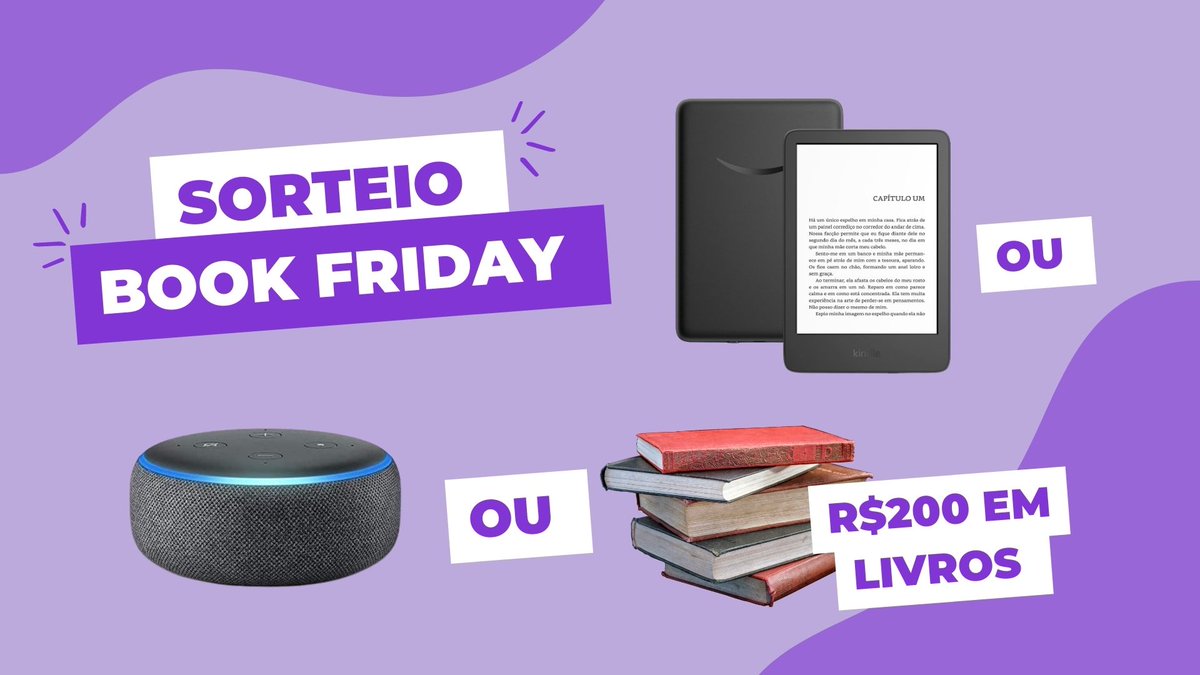 moliterarios's tweet photo. 💜 SORTEIO BOOK FRIDAY 💜 

📚 O SORTEADO escolherá entre um dos PRÊMIOS: UM KINDLE 11° GERAÇÃO, OU R$200 EM LIVROS OU UM ECHO DOT!!! 

🟣 SEGUIR @moliterarios
🟣 RT e FAV no TWEET FIXADO (ATUAL) 
🟣 RT NESSE TWEET 
🟣 COMENTE #BookFridayNaMoLi

🟪 RESULTADO: 22/05 https://t.co/Dr9Zzfor2v