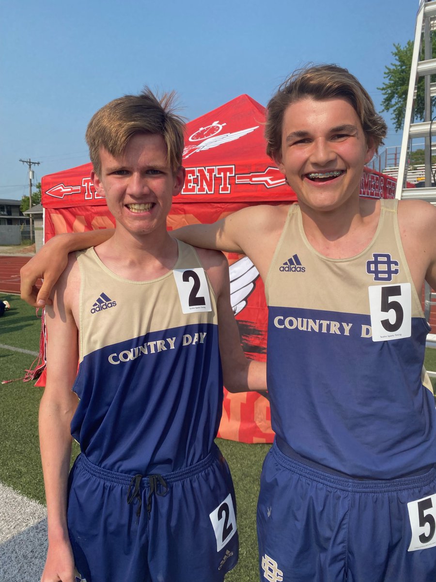 TRACK &amp; FIELD: <a href="/MHSAA/">MHSAA</a> regional meet at Hazel Park, 1600m - Claire Heller takes 1st, Nell Stover earns 5th in girls race, for the boys Jacob Hopkins and Arnot Heller take 2nd and 3rd places, respectively.  #JacketUp