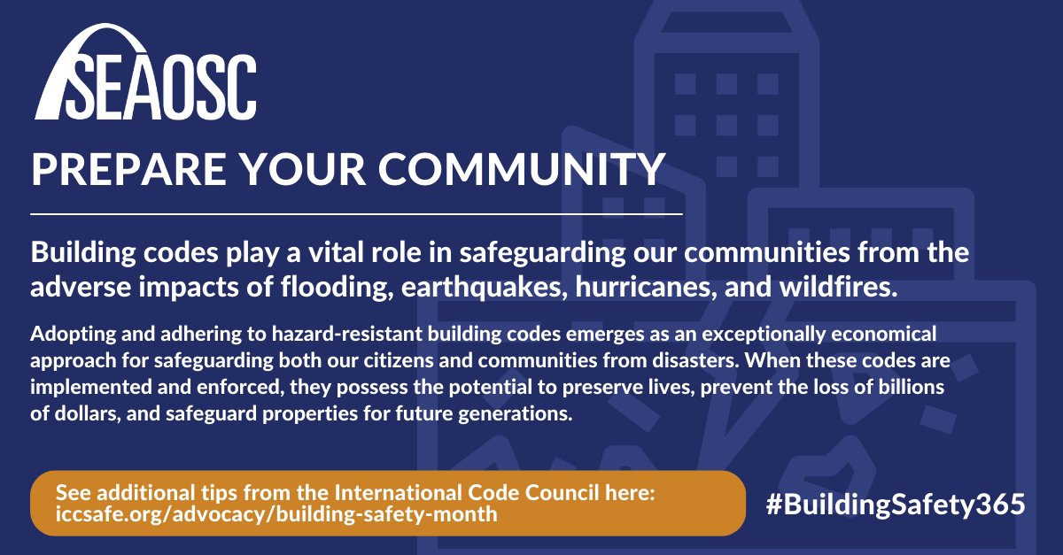 SEAOSC's tweet photo. Let’s change our approach and be proactive to fix dangerous buildings in our community and help our community leaders prepare for the next natural disaster.
Let’s be a voice for proactive and positive change in our communities!
#Building365 https://t.co/xmDkCpcWDl