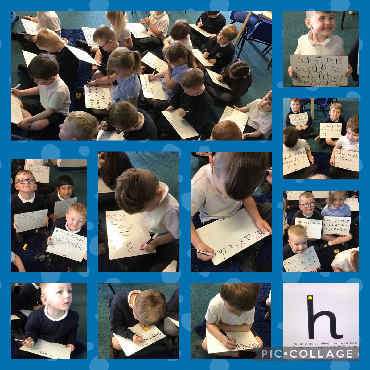 What a lot of concentration this afternoon from Reception. We are working really hard on our pencil control and the formation of letters of the alphabet during handwriting. You all are just amazing Reception Xx. #GrangeEnglish #GrangeWriting <a href="/GrangeMissA/">GrangeMissA</a> <a href="/GrangeMissWri/">MissWright</a>