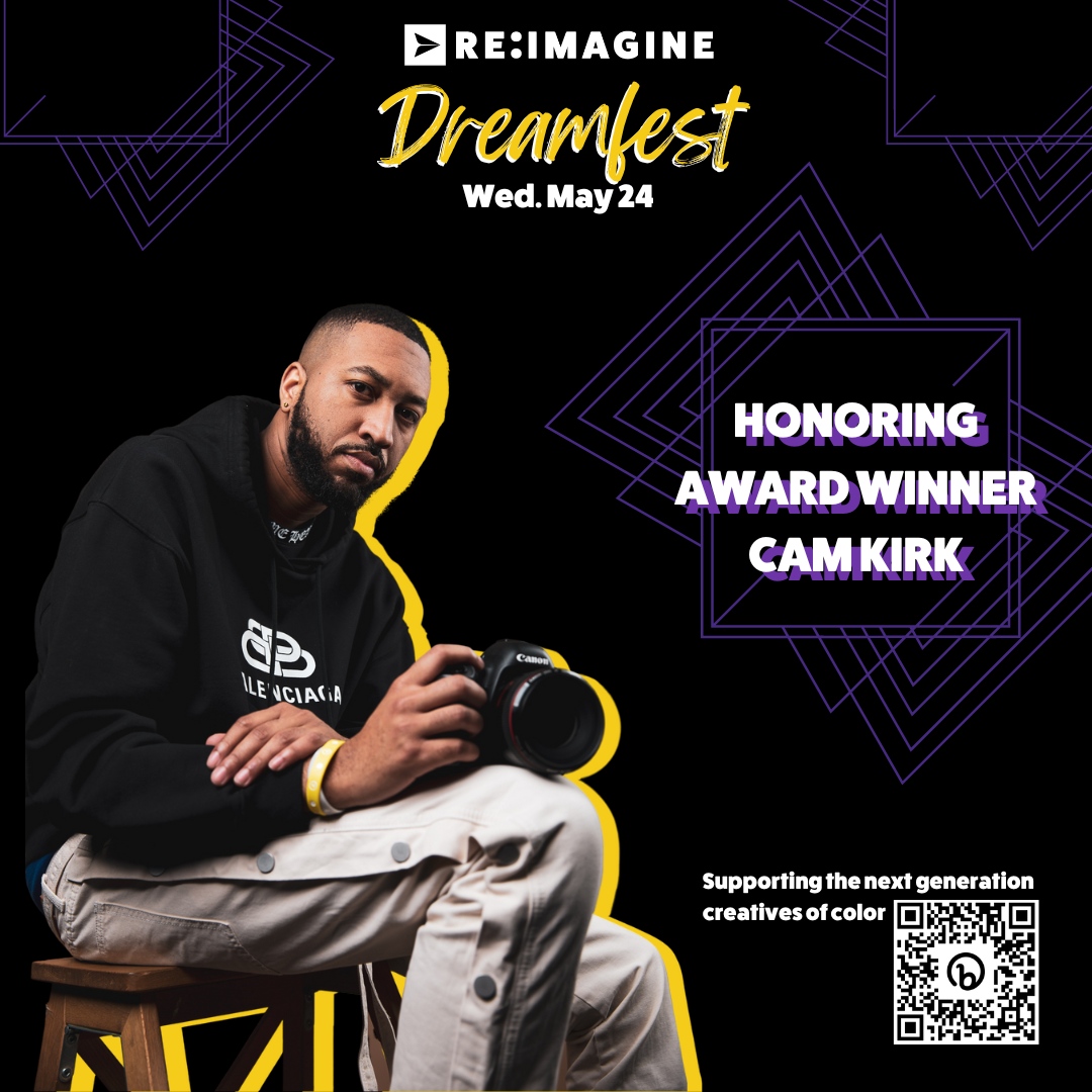 The contribution that Cam Kirk is making to the art of photography is undeniable! From shooting Megan Thee Stallion in the @nike Yardrunner campaign, to capturing King Von for Empire Records, Cam is everywhere.  Join us as we honor him &amp; his craft on May 24th.