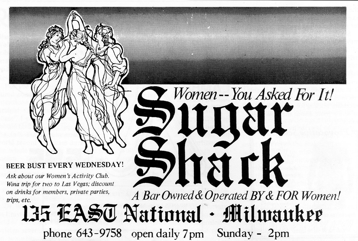 Vintage Gay on Twitter "Sugar Shack, Milwaukee, 1978."