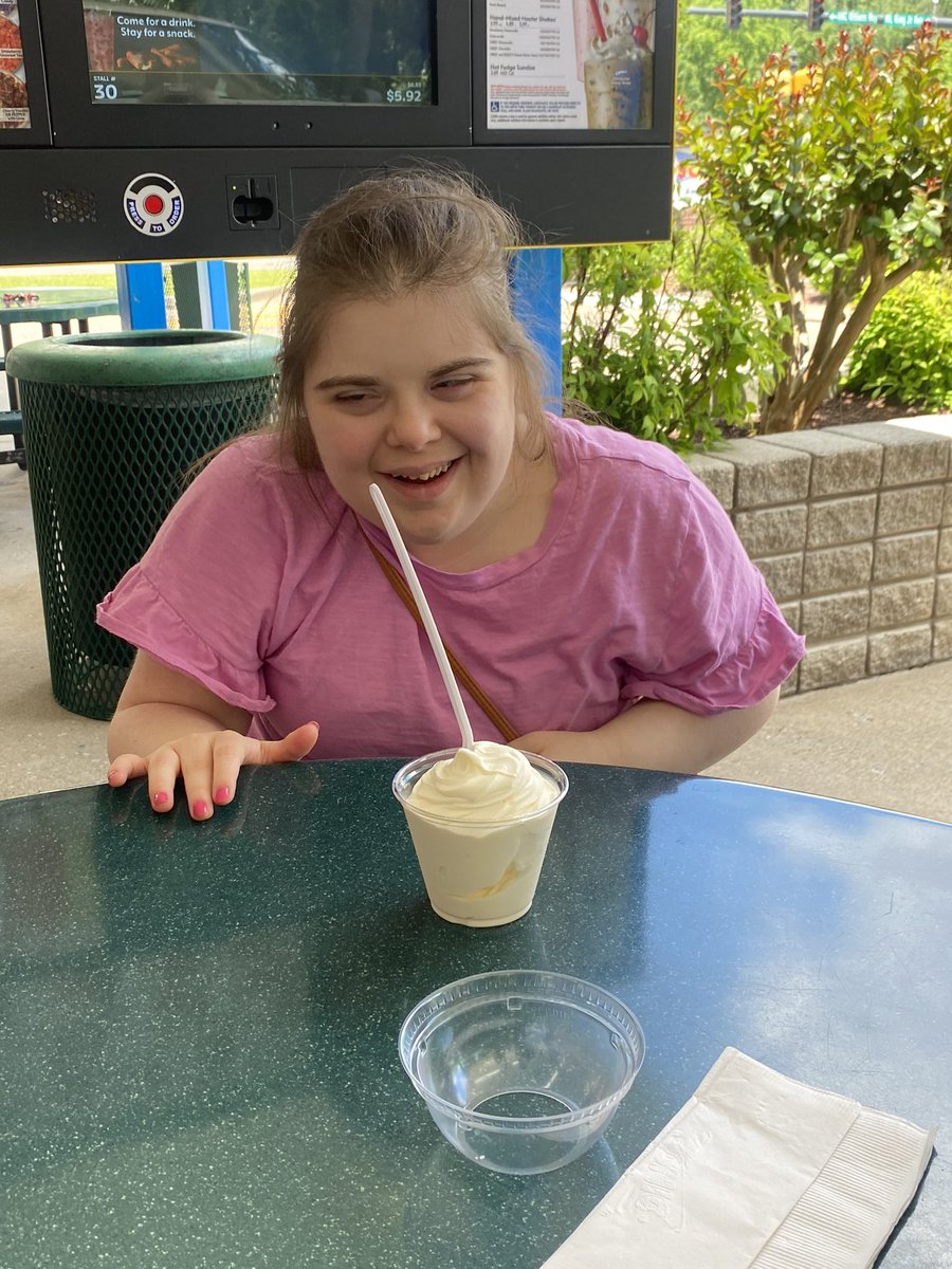 A perfect afternoon for some ice cream at Sonic!