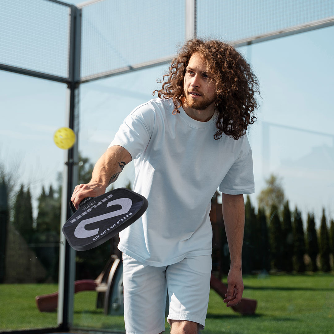 Backcourt – The back part of the pickleball court near the baseline. This is generally a place you do not want to be as points are more easily won at or near the non-volley line.

#niupipo #niupipopickleball #niupipopaddles #pickleballvocabulary